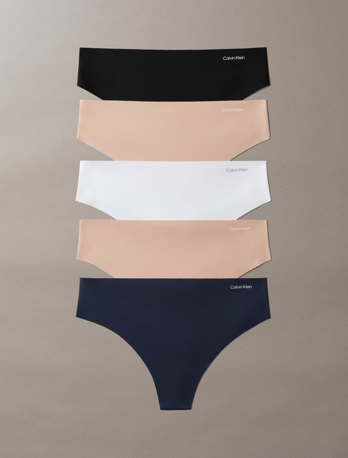 Calvin Klein Invisibles Microfiber Stretch 5-Pack Thong