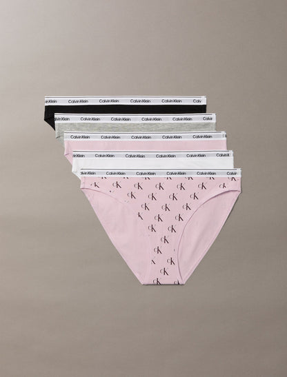 Calvin Klein Icon Logo 5-Pack Low Rise Bikini