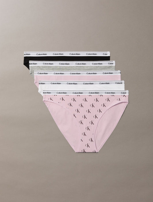 Calvin Klein Icon Logo 5-Pack Low Rise Bikini