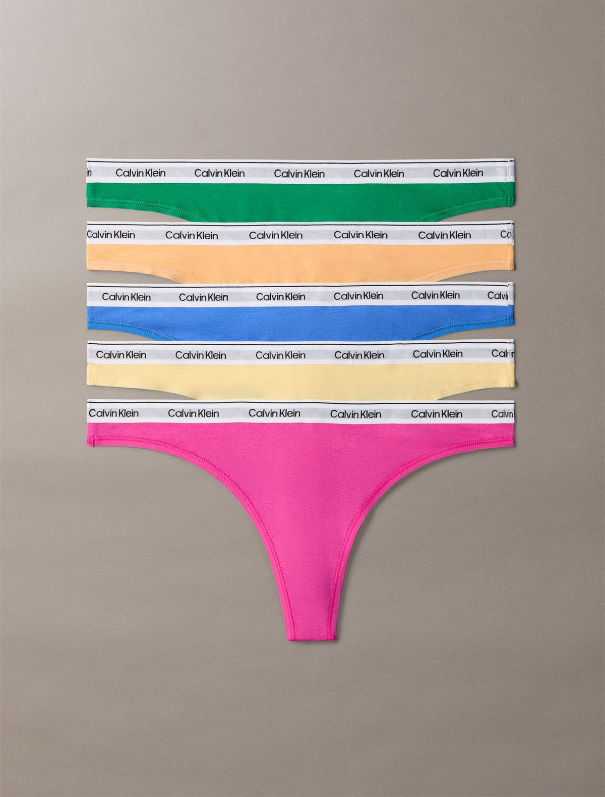 Calvin Klein Icon Logo 5-Pack Thong