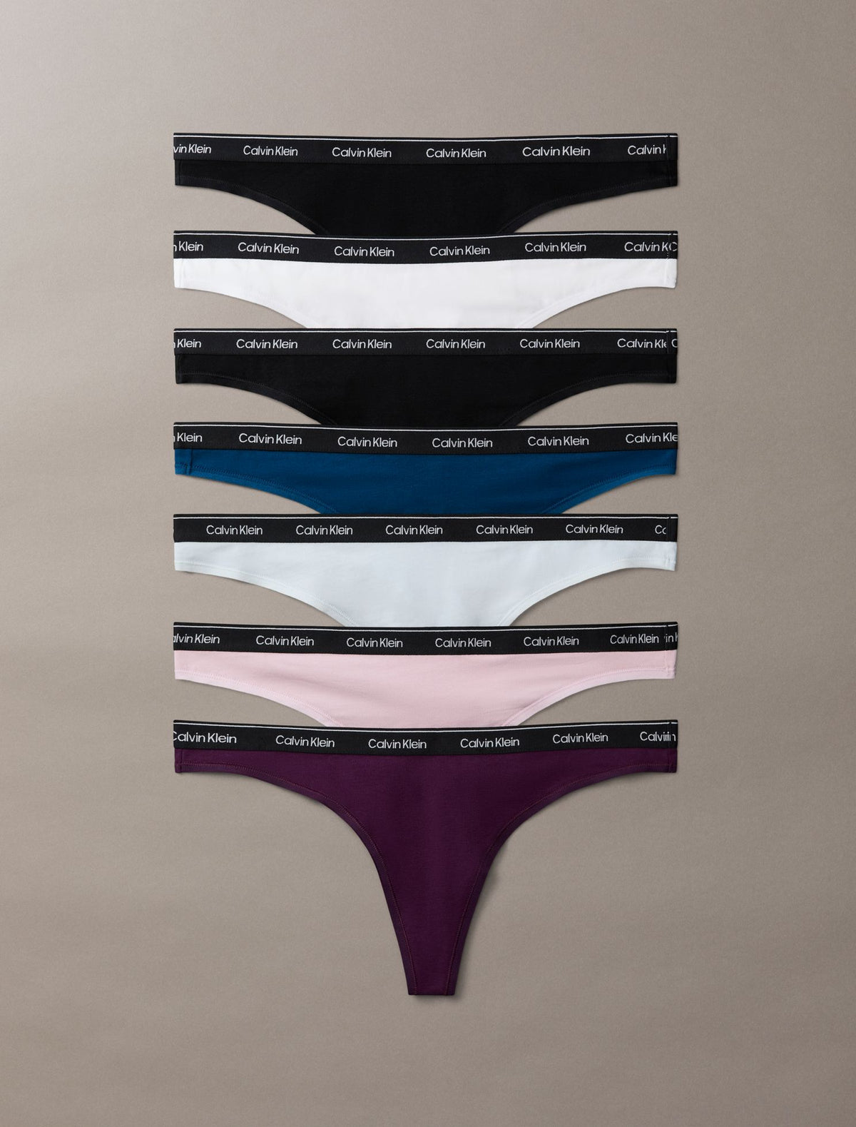 Calvin Klein Icon Logo 7-Pack Thong
