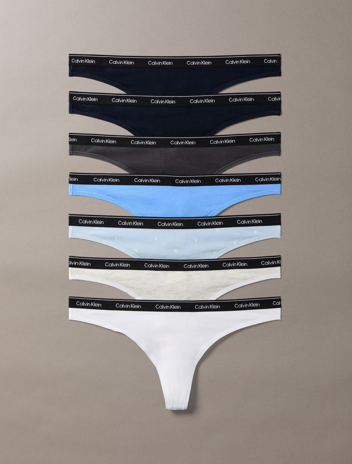 Calvin Klein Icon Logo 7-Pack Thong