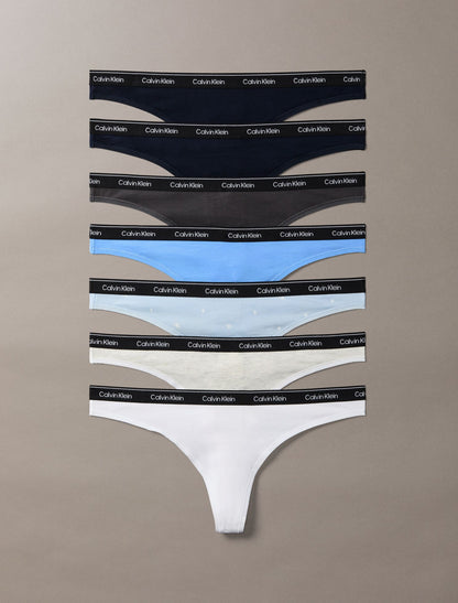 Calvin Klein Icon Logo 7-Pack Thong
