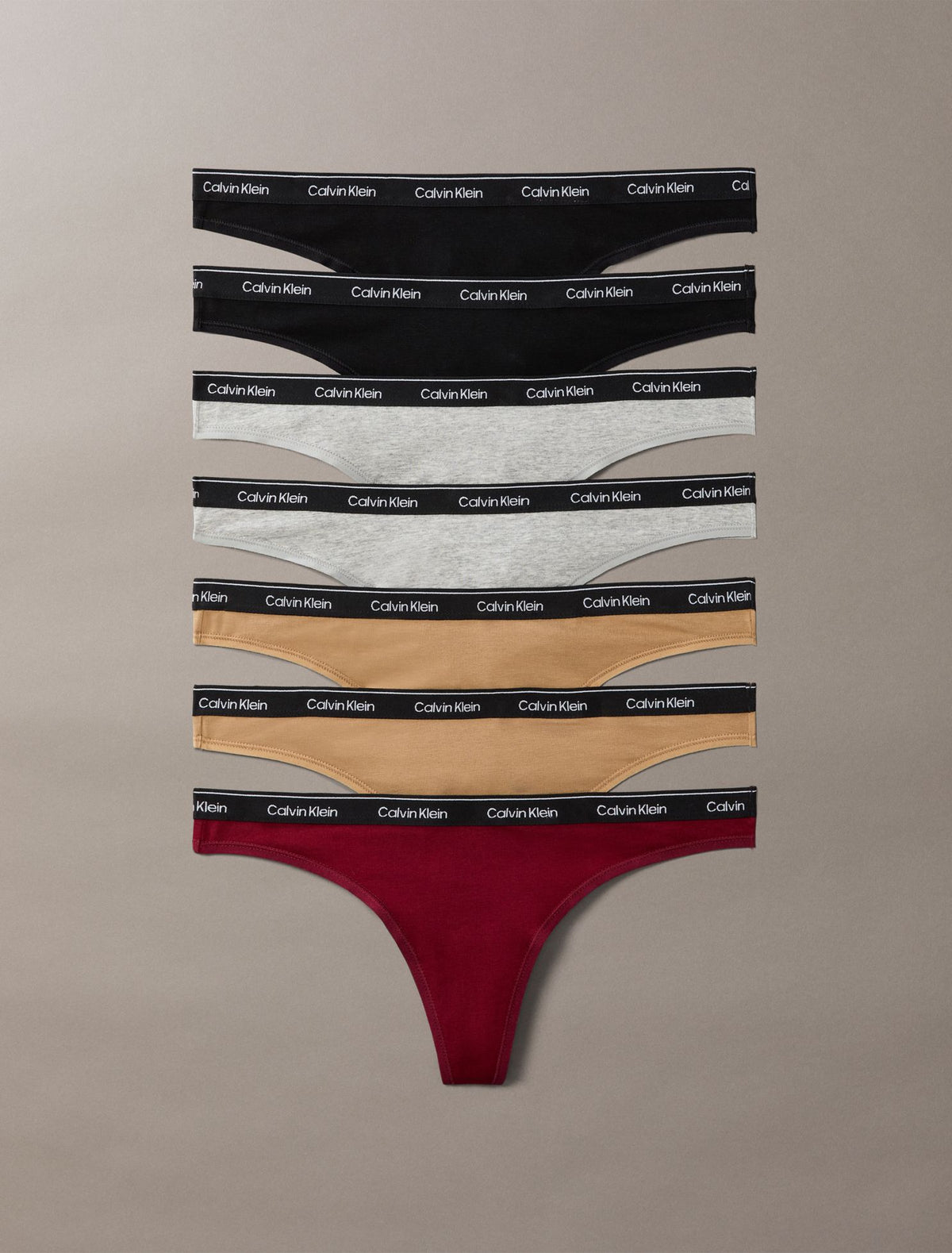 Calvin Klein Icon Logo 7-Pack Thong