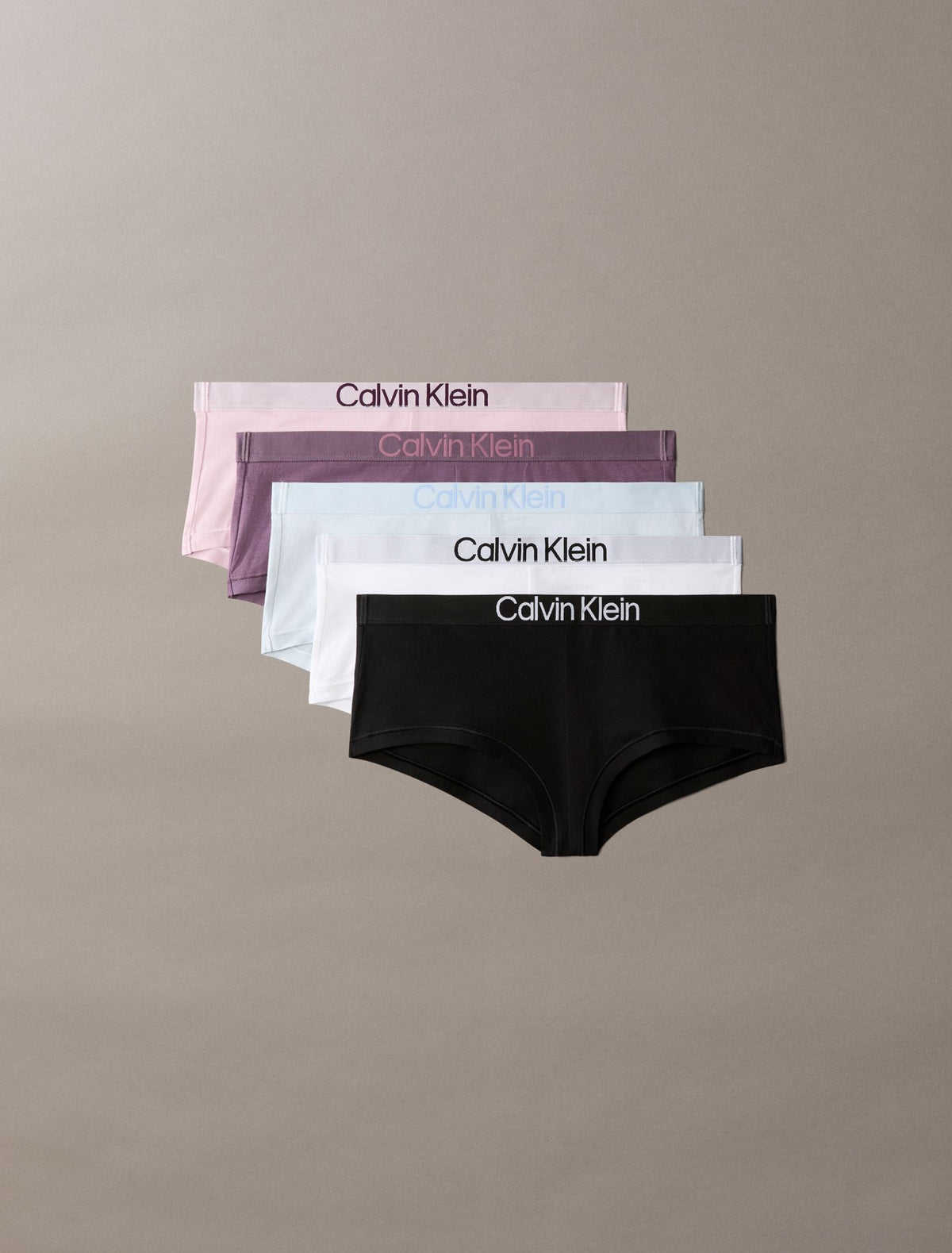 Calvin Klein Extra Soft Cotton Stretch 5-Pack Boyshort