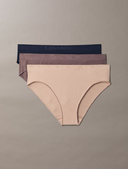 Calvin Klein Bonded Flex 3-Pack Mid Rise Bikini