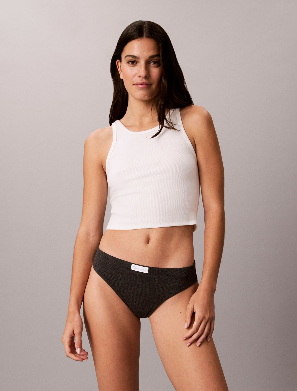 Calvin Klein Classic Comfort Cozy Waffle Thong