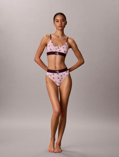 Calvin Klein Graphic Monogram Microfiber Stretch Thong