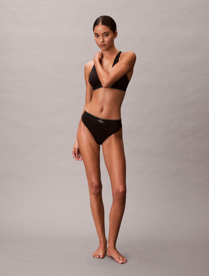 Calvin Klein Graphic Monogram Microfiber Stretch Thong