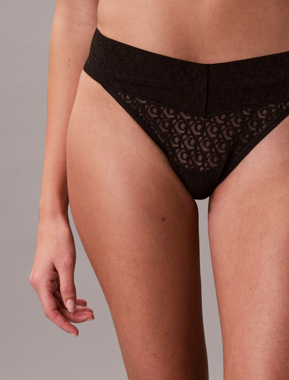 Calvin Klein Icon Logo Lace Thong