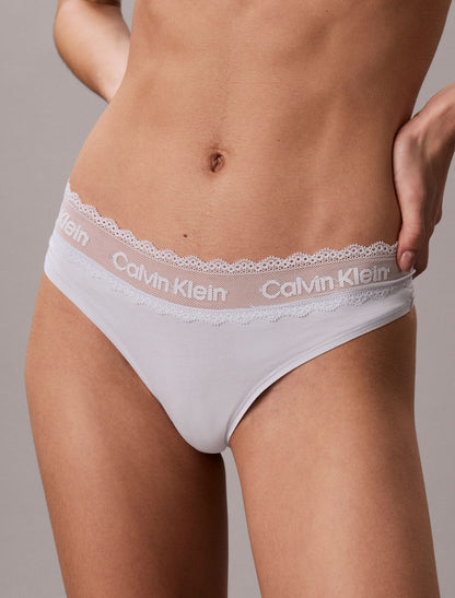 Calvin Klein Cotton Lace Thong