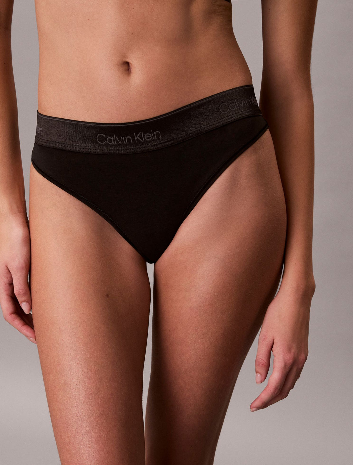 Calvin Klein Icon Cotton Modal Metallic Thong