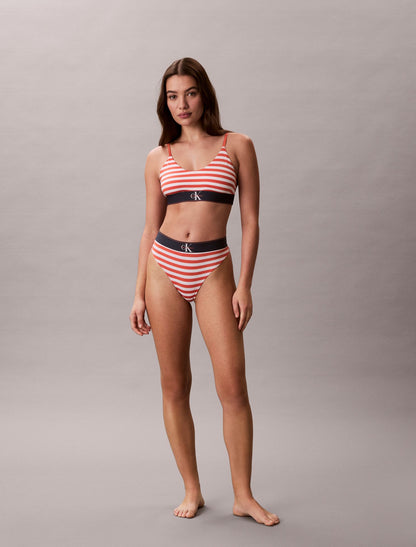 Calvin Klein Graphic Monogram Microfiber Stretch Thong