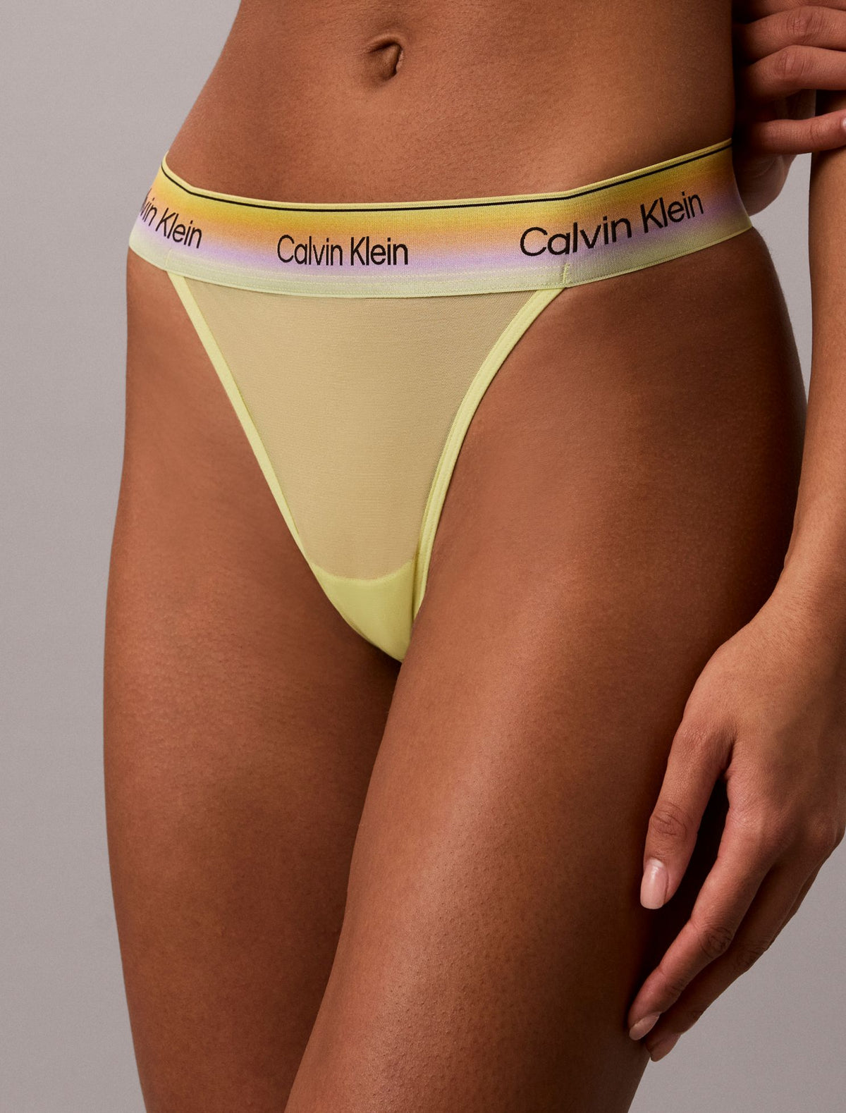 Calvin Klein Icon Mesh Pride String Thong