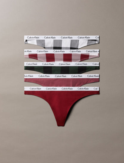 Calvin Klein Carousel Cotton Stretch 5-Pack Thong