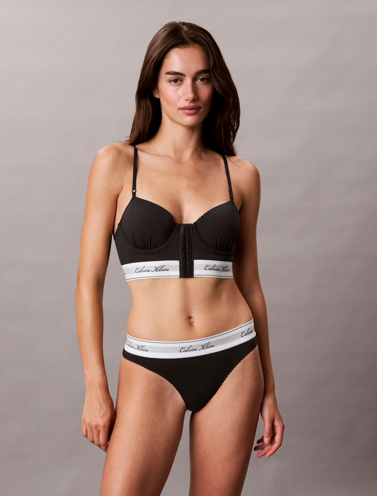 Calvin Klein Icon Cotton Modal Script Thong
