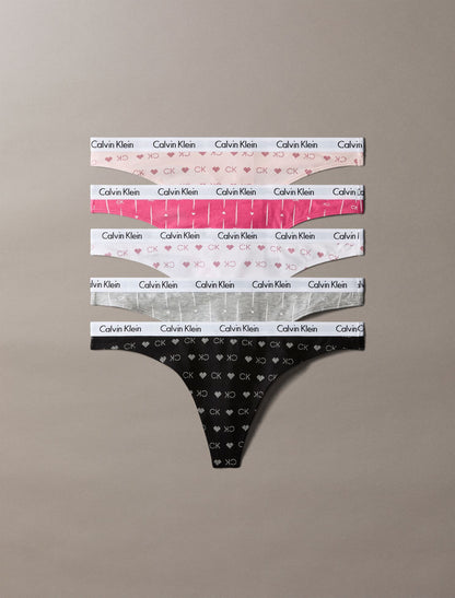 Calvin Klein Carousel Cotton Stretch 5-Pack Thong
