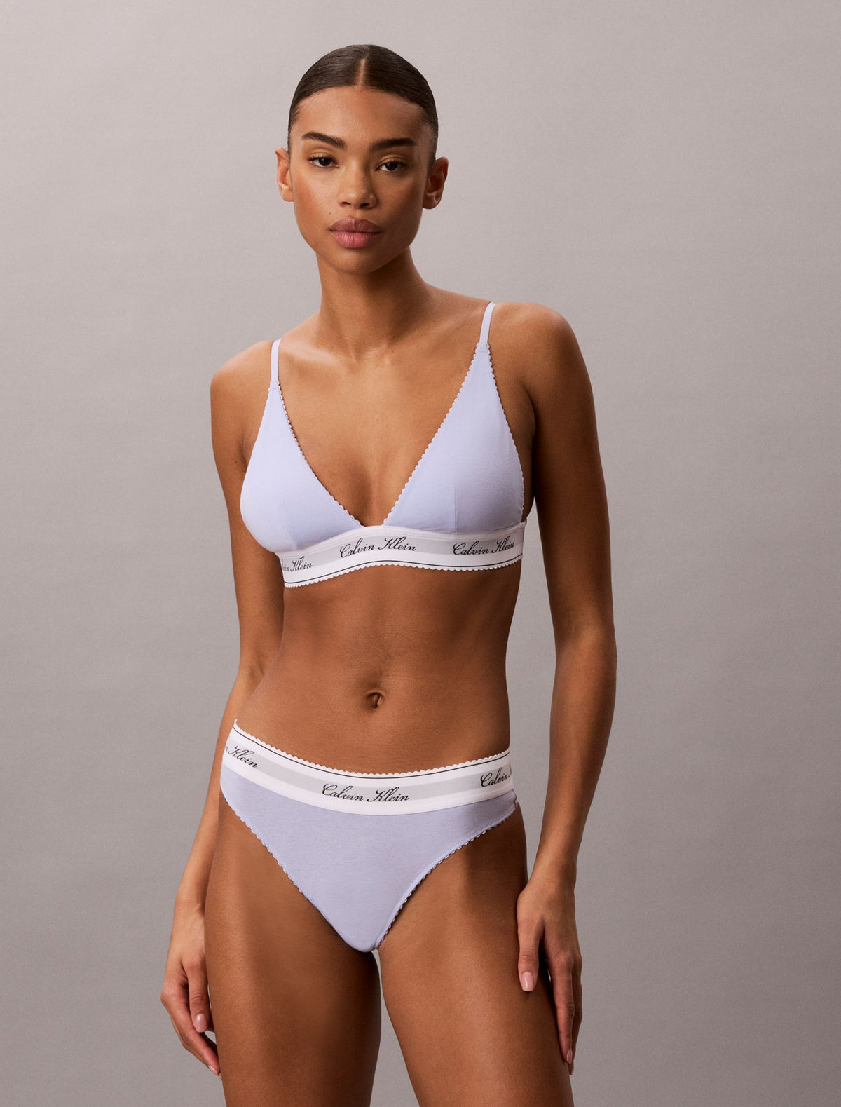 Calvin Klein Icon Cotton Modal Script Thong
