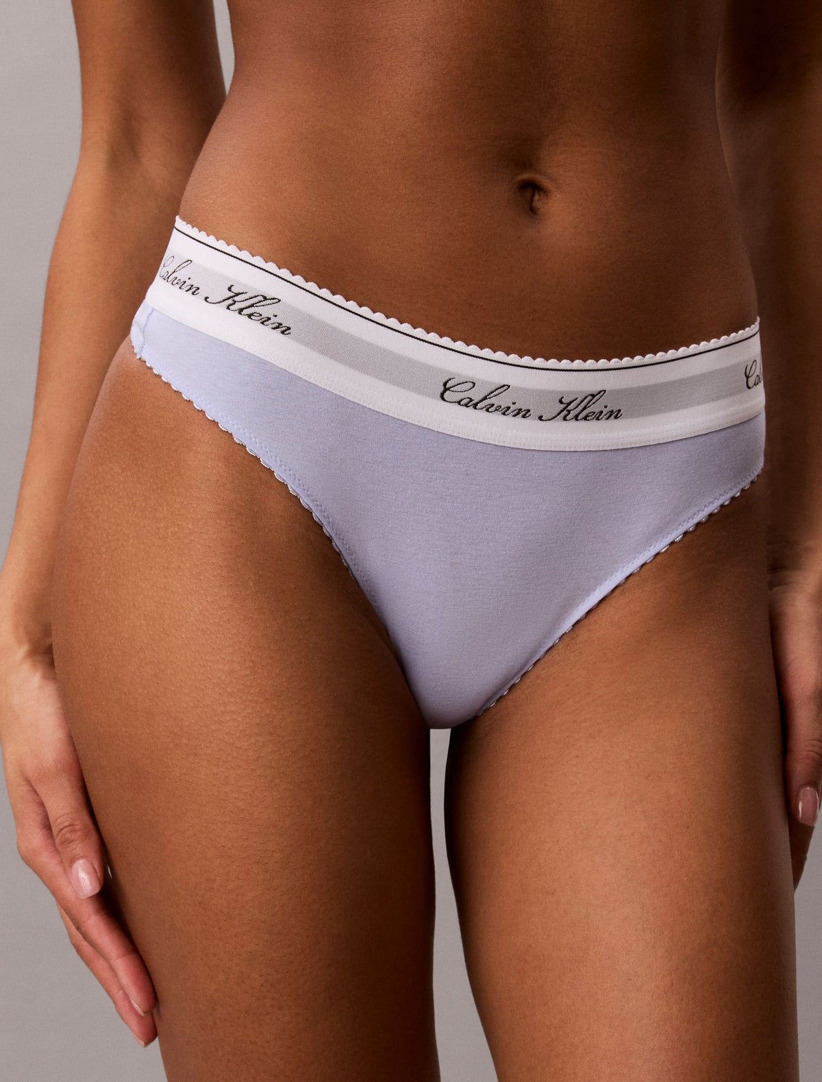 Calvin Klein Icon Cotton Modal Script Thong