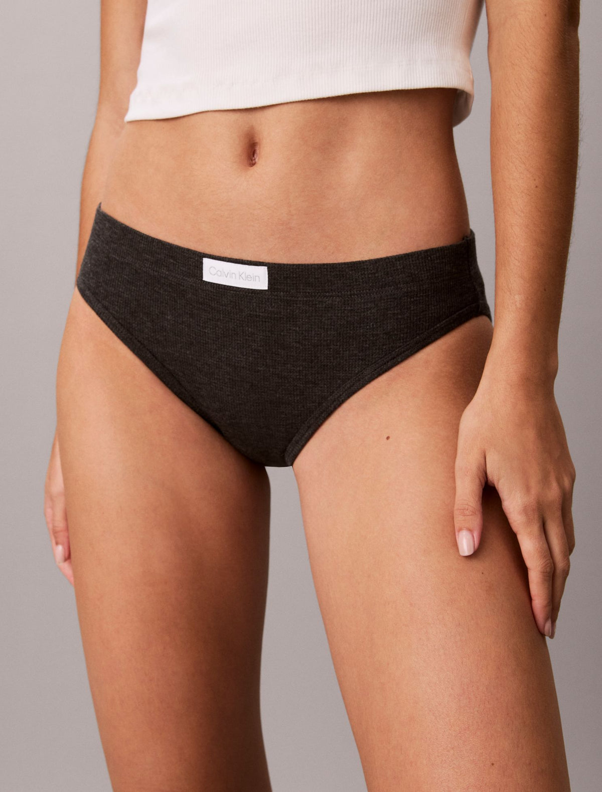 Calvin Klein Classic Comfort Cozy Waffle Bikini