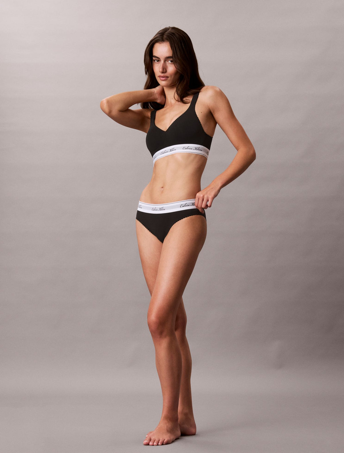 Calvin Klein Icon Cotton Modal Script Bikini