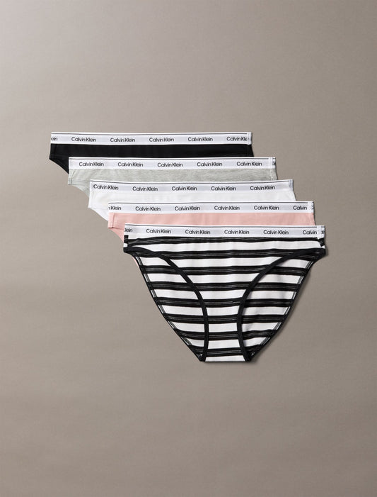 Calvin Klein Icon Logo 5-Pack Low Rise Bikini