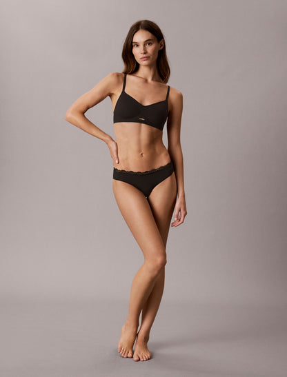 Calvin Klein Microfiber Stretch with Lace Bikini