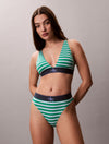 Stripe Mardi Gras Green