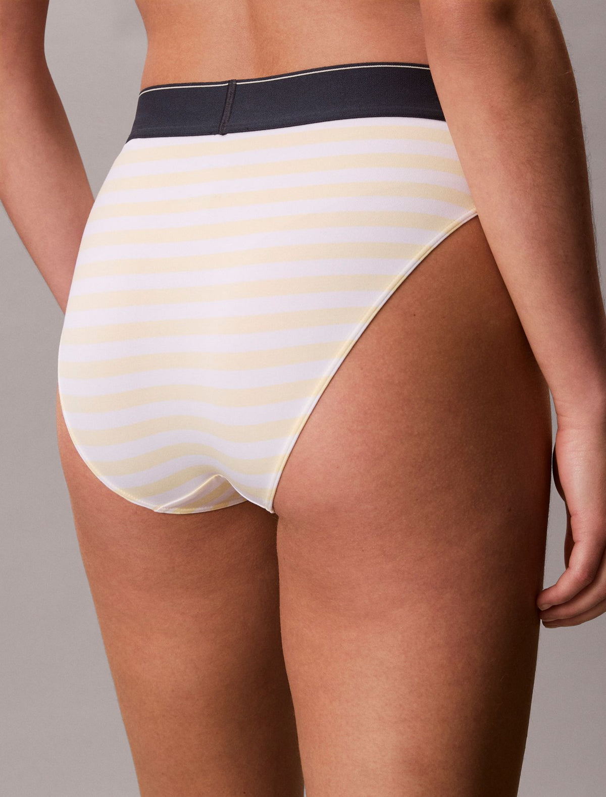 Calvin Klein Graphic Monogram Microfiber Stretch High Waist Bikini