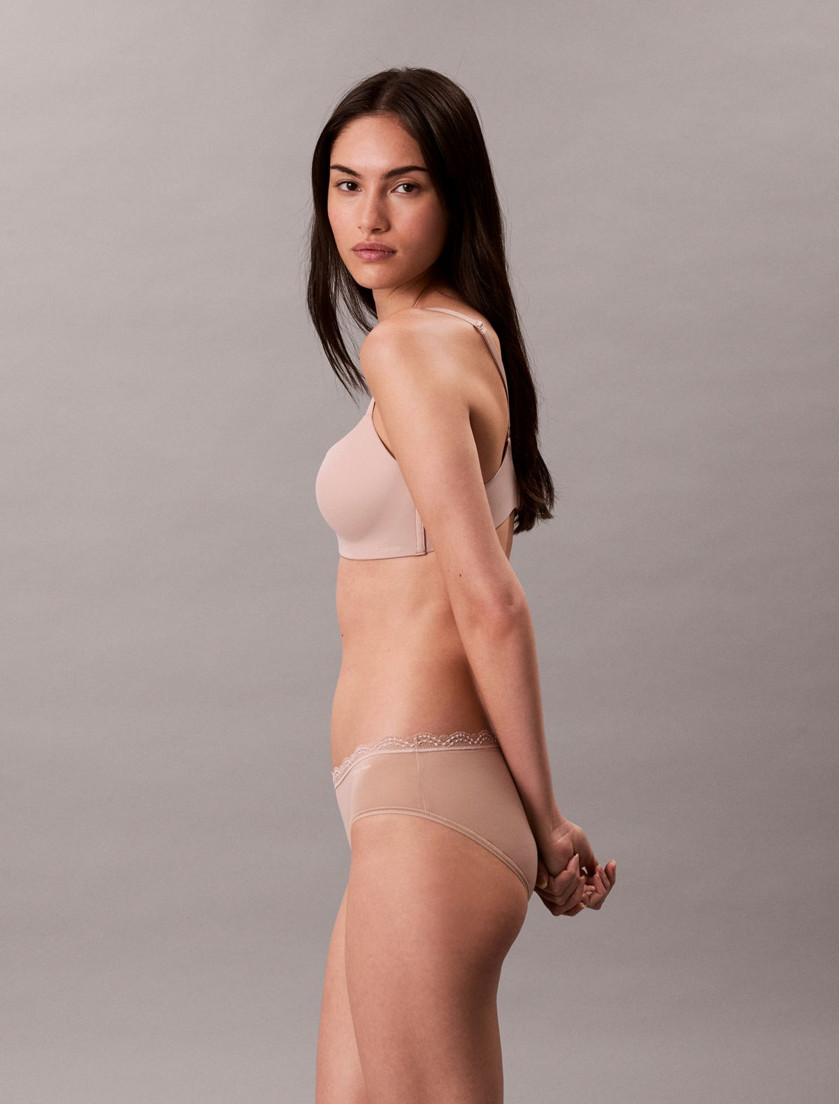 Calvin Klein Microfiber Stretch with Lace Hipster