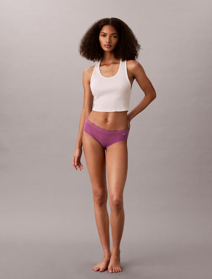 Calvin Klein Microfiber Stretch with Lace 3-Pack Hipster