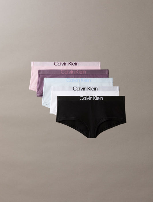 Calvin Klein Extra Soft Cotton Stretch 5-Pack Boyshort
