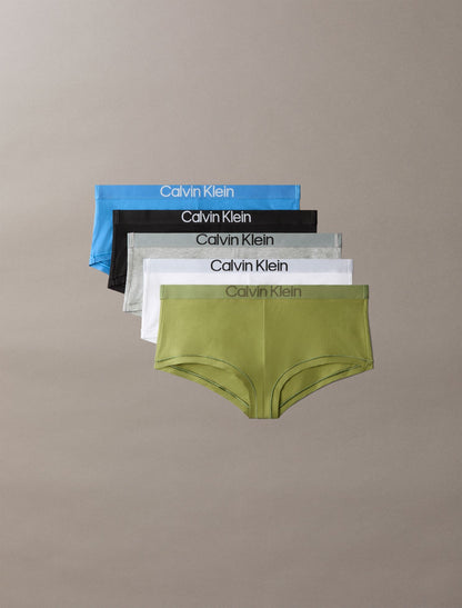 Calvin Klein Extra Soft Cotton Stretch 5-Pack Boyshort
