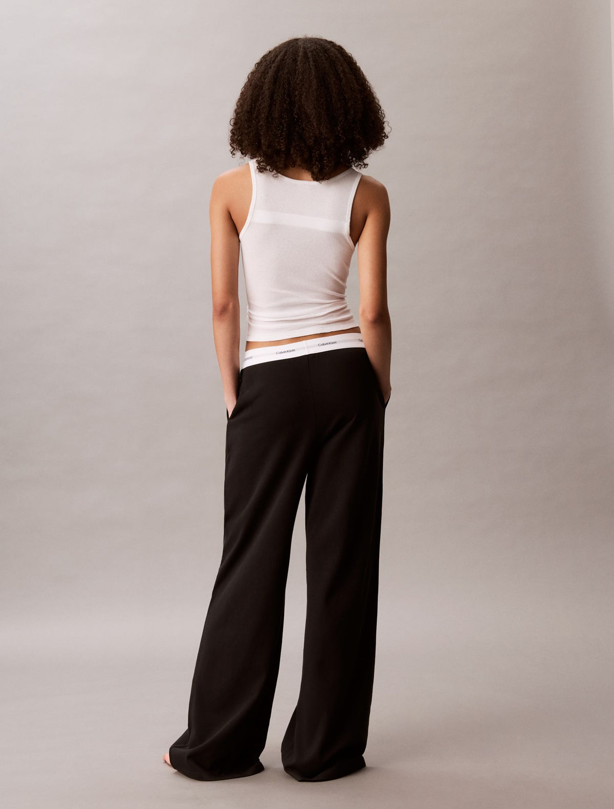 Calvin Klein Logo Cotton Jersey Sleep Pant