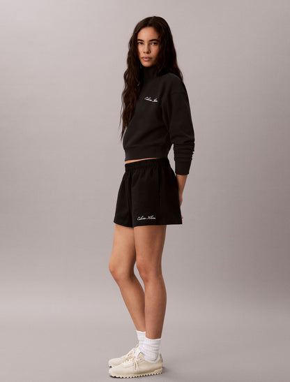 Calvin Klein Logo Cotton Jersey Sleep Short