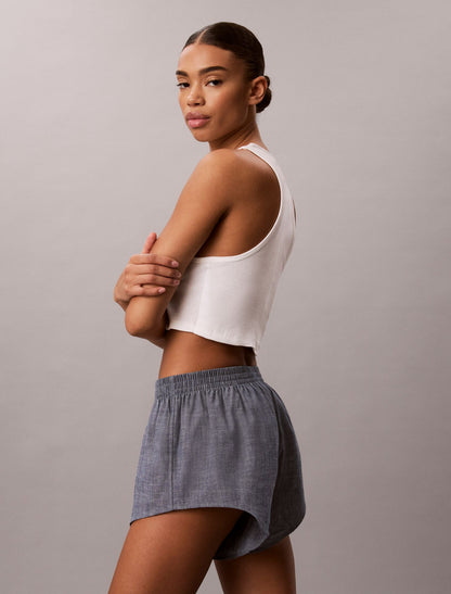 Calvin Klein Chambray Sleep Shorts