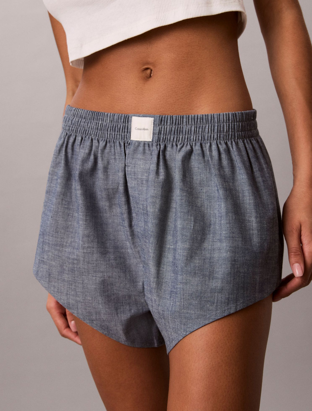 Calvin Klein Chambray Sleep Shorts