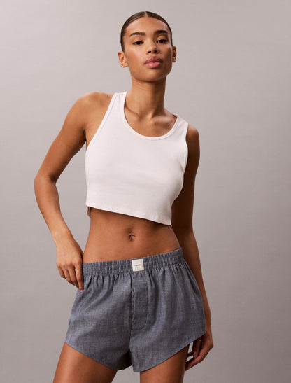 Calvin Klein Chambray Sleep Shorts