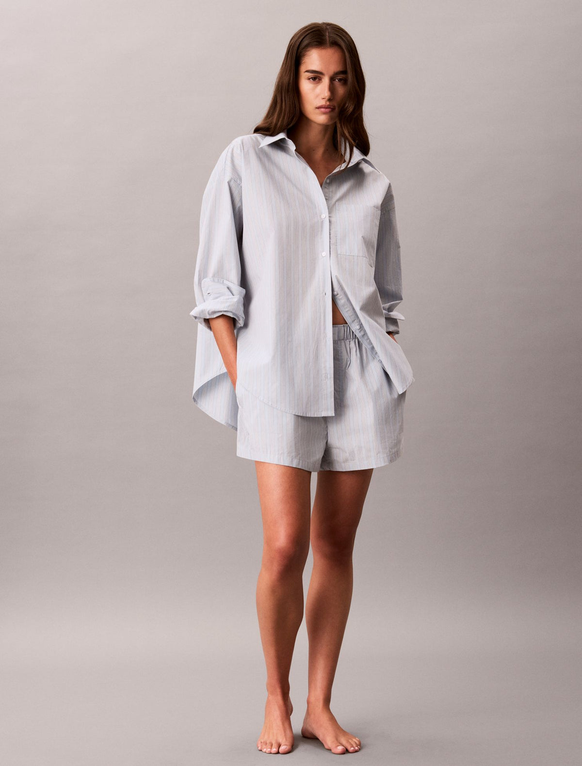 Calvin Klein Cotton Poplin Sleep Shorts
