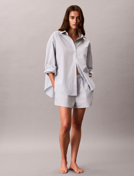 Calvin Klein Cotton Poplin Sleep Shorts