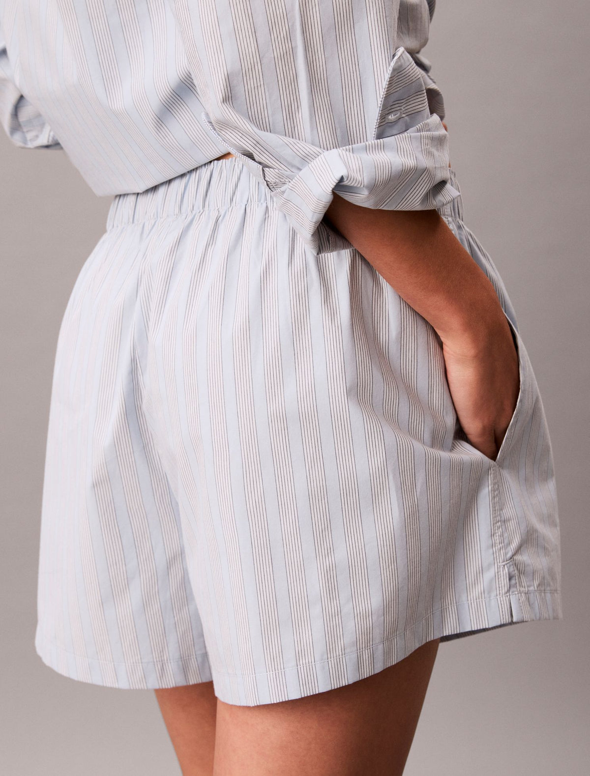 Calvin Klein Cotton Poplin Sleep Shorts
