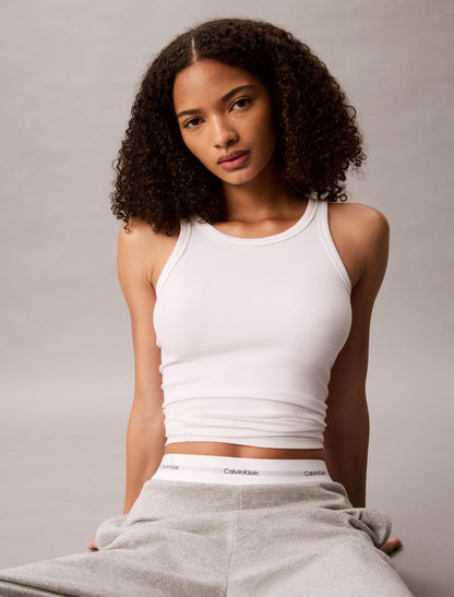 Calvin Klein Logo Cotton Jersey Sleep Pant