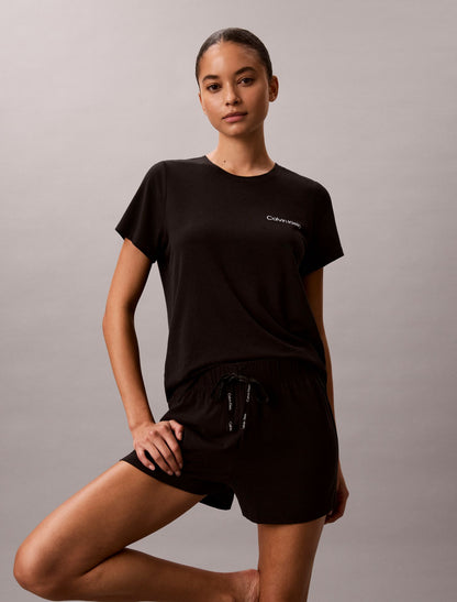 Calvin Klein Viscose Cotton Blend Tee and Shorts Set