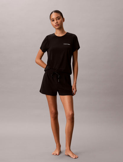 Calvin Klein Viscose Cotton Blend Tee and Shorts Set