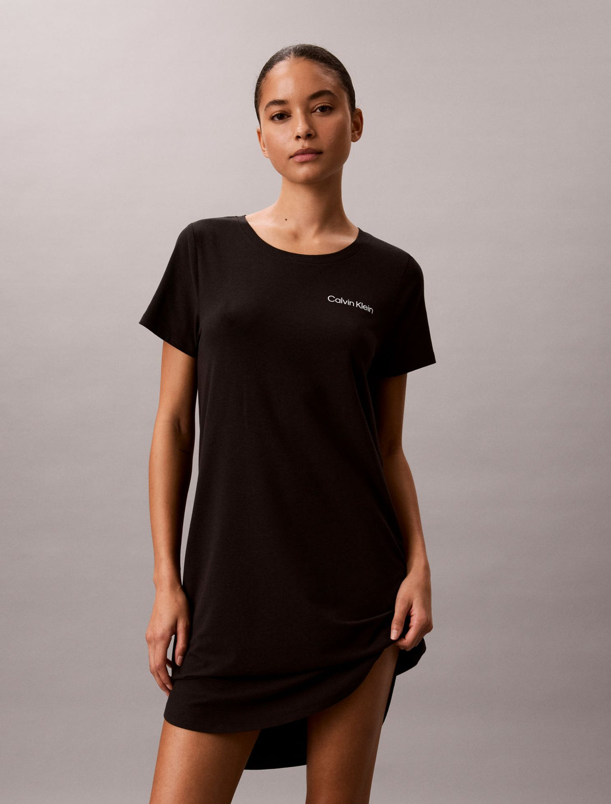 Calvin Klein Viscose Cotton Blend Night Shirt