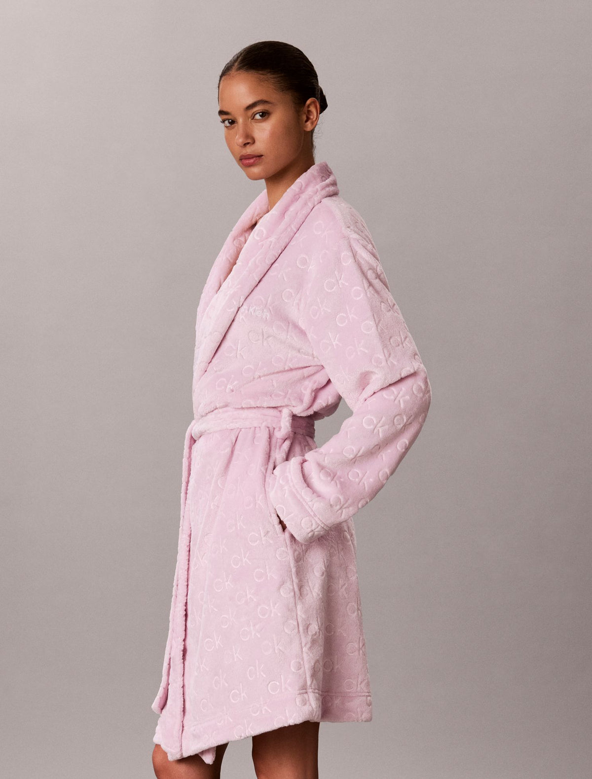 Calvin Klein Allover Logo Robe