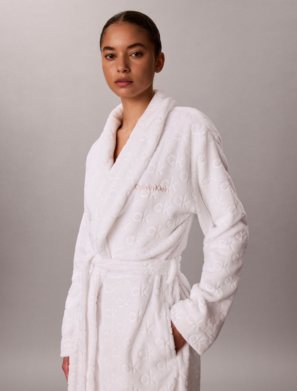 Calvin Klein Allover Logo Robe