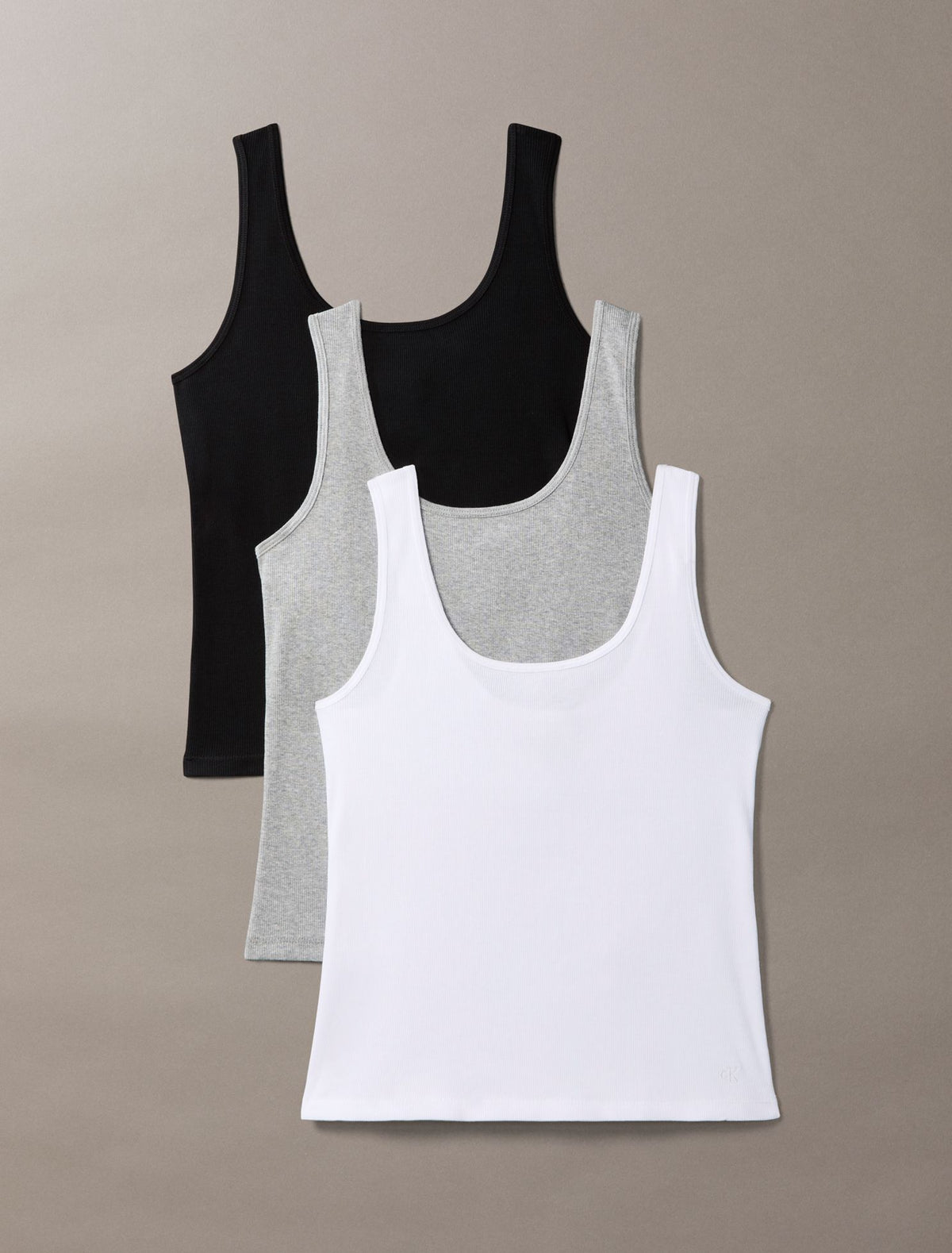 Calvin Klein Rib Cotton 3-Pack Tank Top