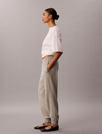 Calvin Klein Logo Cotton Jersey Sleep Sweatpants