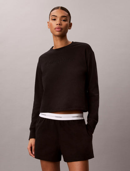 Calvin Klein Terry Lounge Relaxed Crewneck Sweatshirt